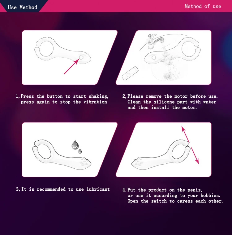 Cock G-spot Clitoris Stimulator Vibration Ring Clitoris Clip Adult Sex Toys Electric Male Penis Vibrator Ring Delay