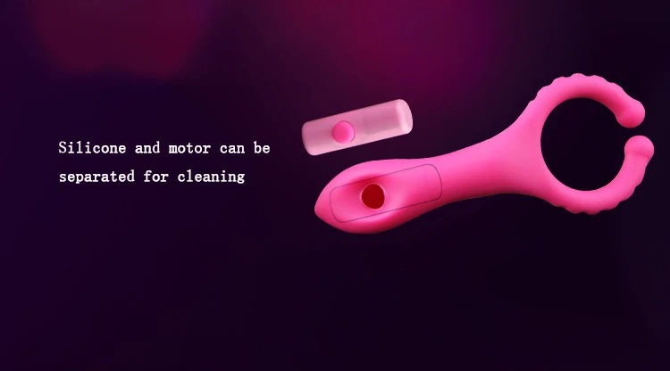 Cock G-spot Clitoris Stimulator Vibration Ring Clitoris Clip Adult Sex Toys Electric Male Penis Vibrator Ring Delay