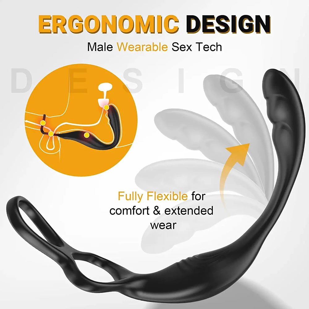 Sexy Toys Cockring for Men Couple Rings Silicone Penis Perineum Cock Ring Sex Toys for Men Masturbator Penisring Toys for Adults