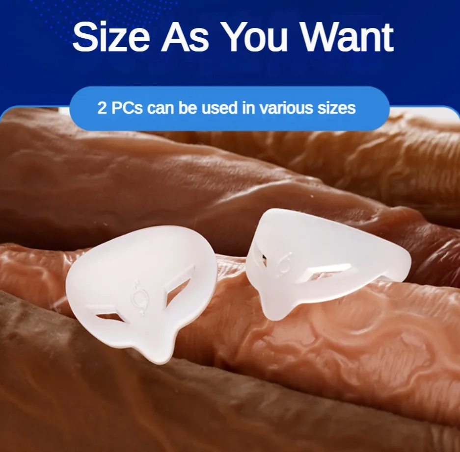 S/L Foreskin Corrector Penis Rings Cock Ring Male Glans Expose Delay Ejaculation Cockrings Sex Toys For Men Adults Toys