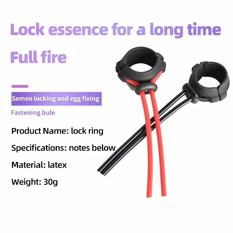 Adjustable Penis Ring Rope Silicone Cock Ring Bdsm Toys for Adult Male Chastity Belt Lasting Cockring Sex Shop Delay Ejaculation