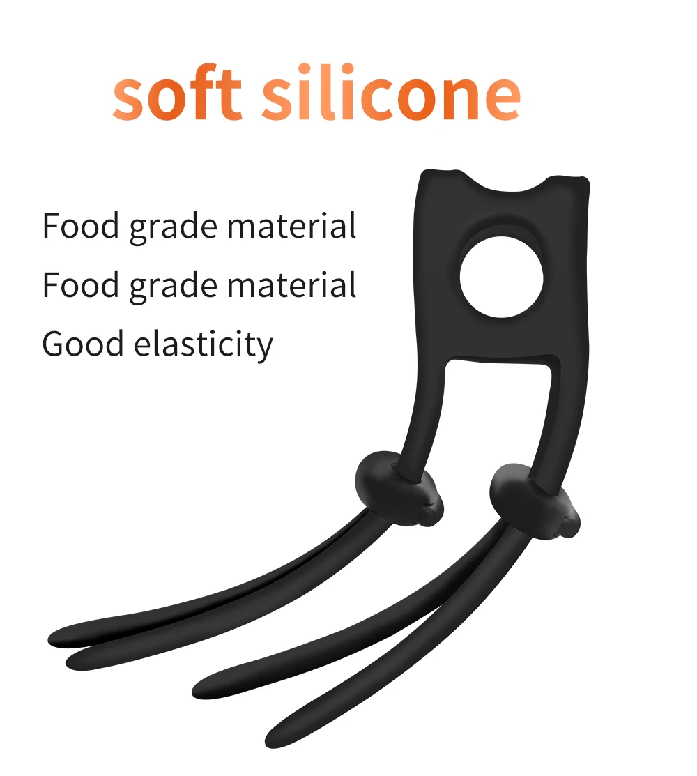 Adjustable Penis Ring Rope Silicone Cock Ring Bdsm Toys for Adult Male Chastity Belt Lasting Cockring Sex Shop Delay Ejaculation