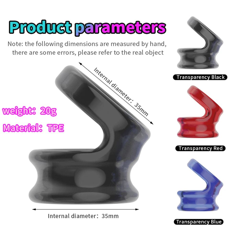 Penis Ring For Men Silicone Cock Ring Double Round Sex Toys For Man Delay Ejaculation Stronger Erection Erotic Toys In Couple