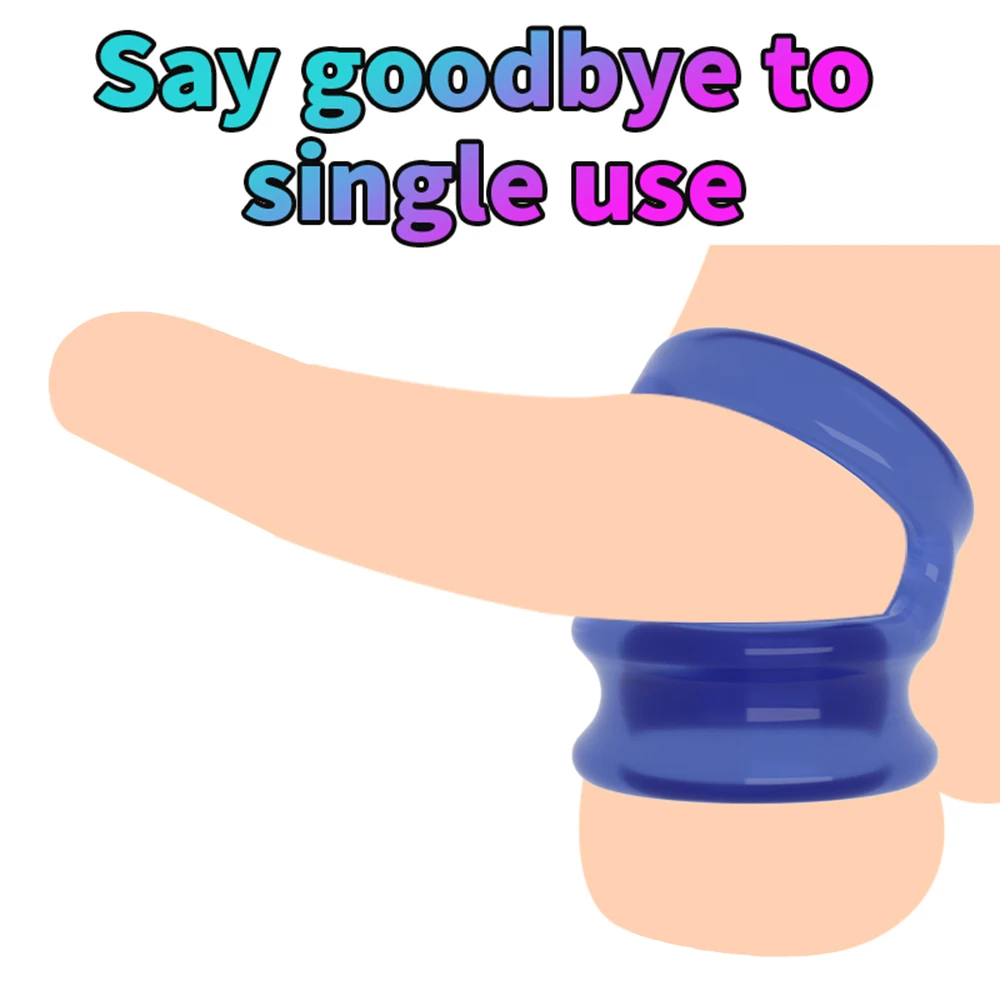 Penis Ring For Men Silicone Cock Ring Double Round Sex Toys For Man Delay Ejaculation Stronger Erection Erotic Toys In Couple
