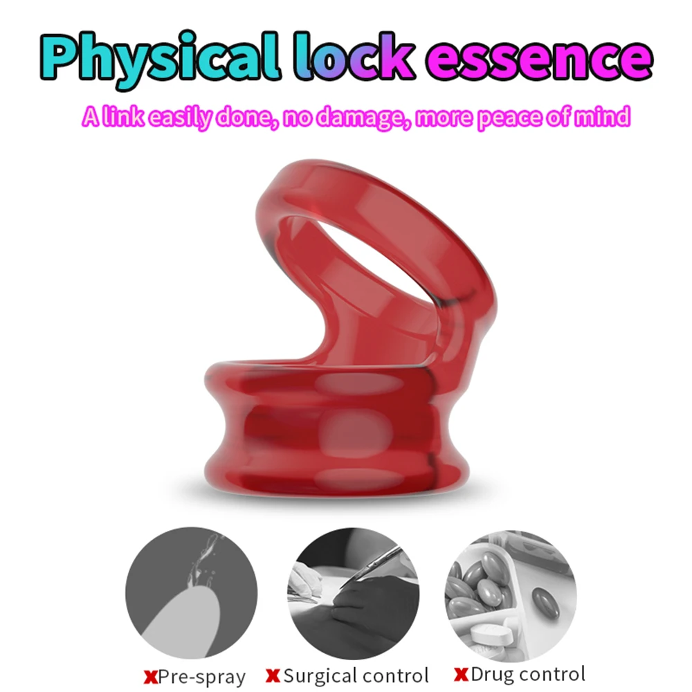 Penis Ring For Men Silicone Cock Ring Double Round Sex Toys For Man Delay Ejaculation Stronger Erection Erotic Toys In Couple