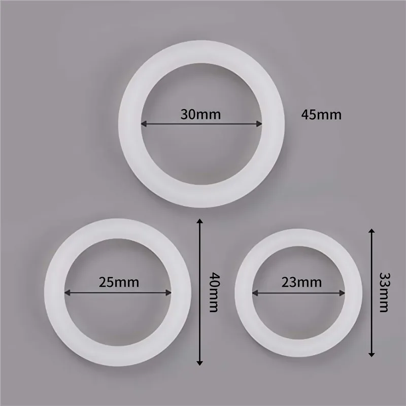 3Pcs Silicone Cock Ring Penis Ring Luminous Sex Toys For Men Delay Ejaculation Testicle Ball Stretcher Erection Sex Products
