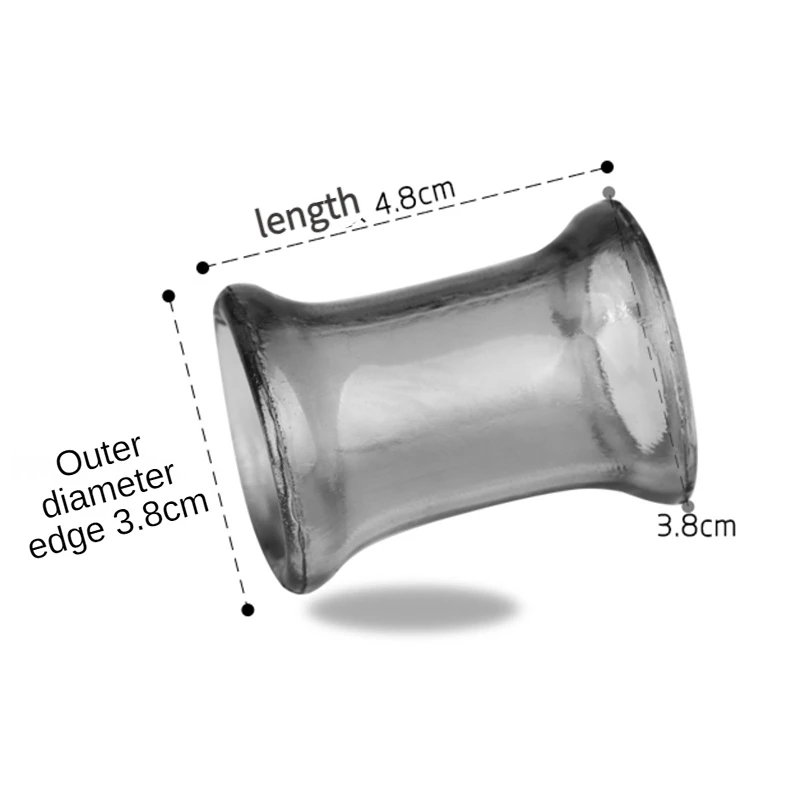 Male Scrotum Ring Ejaculation Delay Penis Ring Bondage Erection Ball Ring Delay Ring Reusable Enlargement Ball Stretcher Sex Toy