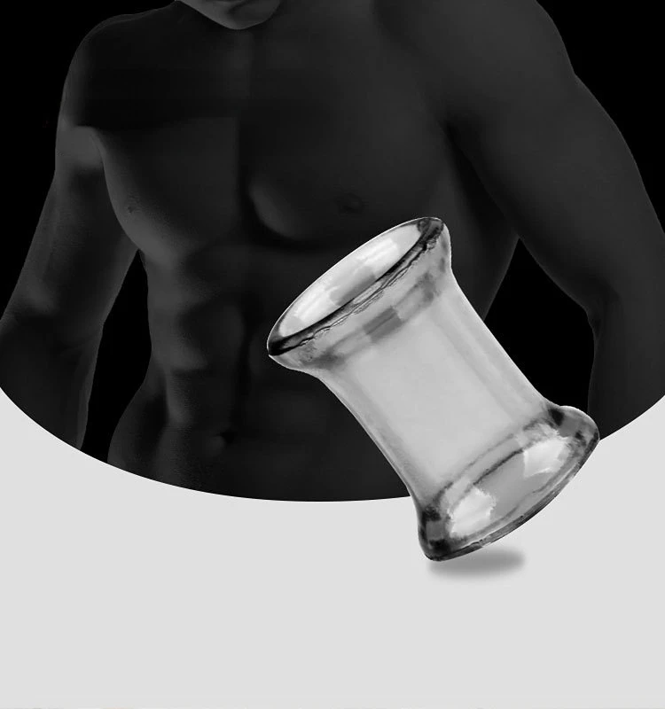Male Scrotum Ring Ejaculation Delay Penis Ring Bondage Erection Ball Ring Delay Ring Reusable Enlargement Ball Stretcher Sex Toy