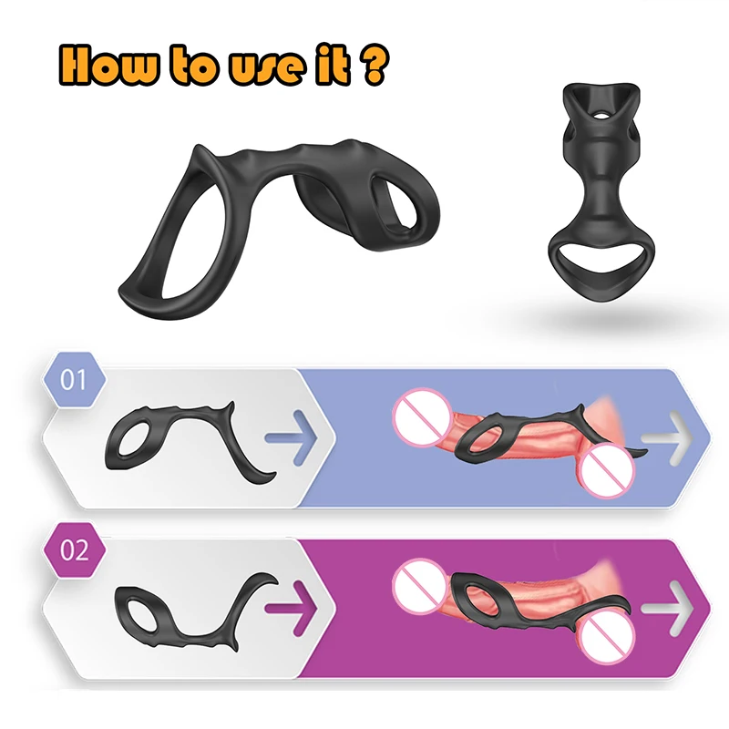 Reusable Penis Extender Sleeve Adult Sex Toys For Men Penis Enlargement Condom Delay Ejaculation Cock Ring Couples Chastity Cage Reusable Penis Extender Sleeve Adult Sex Toys For Men Penis Enlargement Condom Delay Ejaculation Cock Ring Couples Chastity Cage