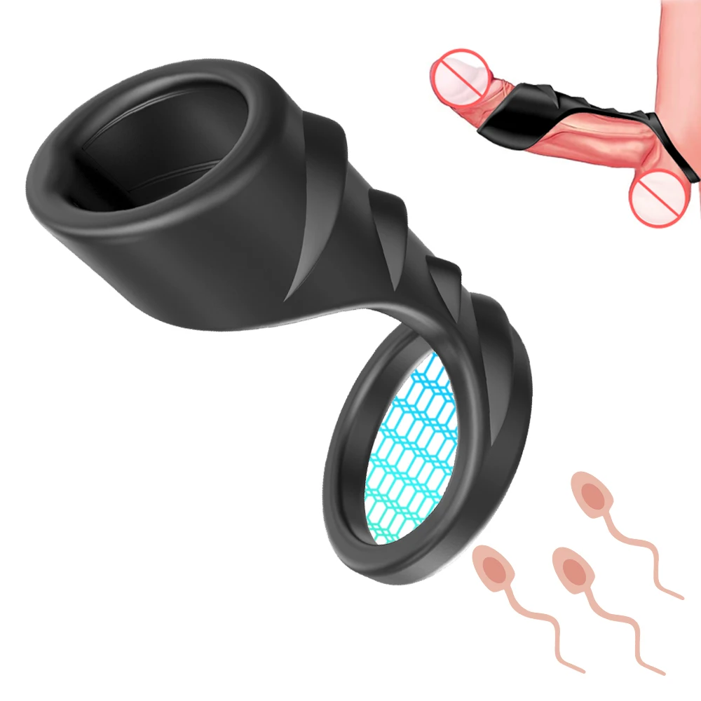 Reusable Penis Extender Sleeve Adult Sex Toys For Men Penis Enlargement Condom Delay Ejaculation Cock Ring Couples Chastity Cage Reusable Penis Extender Sleeve Adult Sex Toys For Men Penis Enlargement Condom Delay Ejaculation Cock Ring Couples Chastity Cage