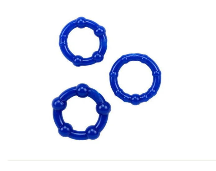 3PCS TEP Durable Penis Ring Adult Men Ejaculation Delay Doughnut Cock Rubber Rings Penis Enlargement Sex Toys for Male Sex
