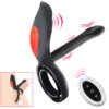 10 Frequency Long Lasting Erection Prostate Vagina Massage Vibrator Nipples Clitoris Stimulator Dual Cock Ring Vibrating
