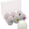 6 Mini Cups Masturbator Egg Portable Stimulator Penis Massager Soft Rubber Adult Sex Toys for Men Realistic Vagina Pocket Pussy