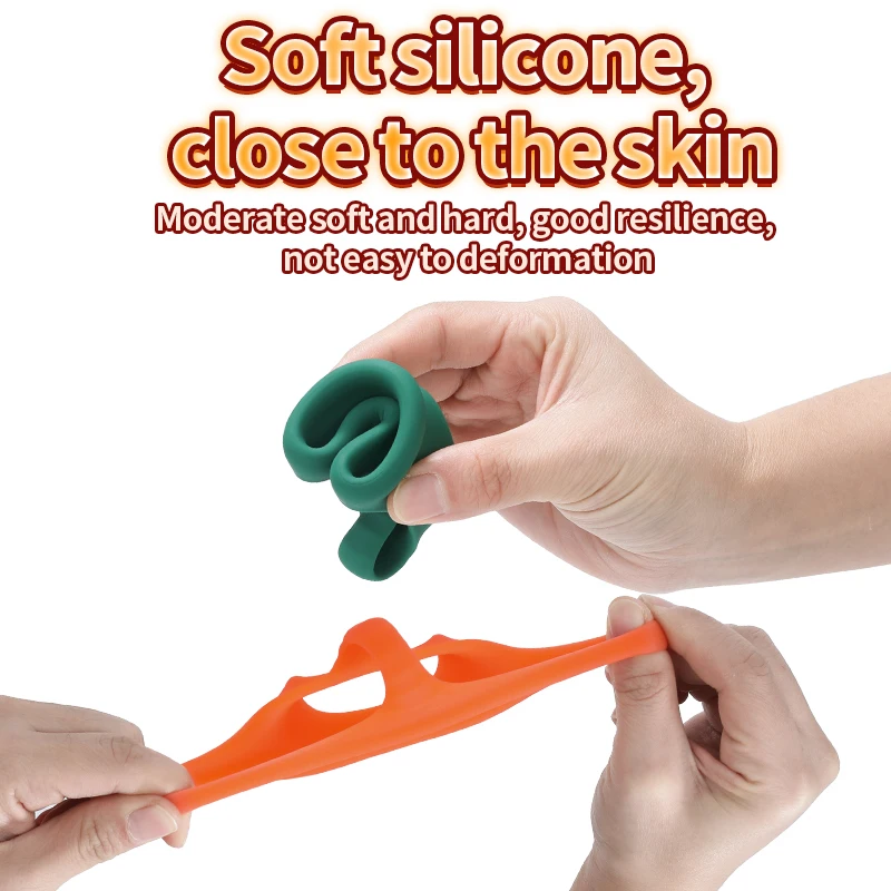 Thick Cock Ring Silicone 3 Hole Penis Ring Delay Ejaculation Sex Toy Dick Enlarger Adult Supplies for Men 18 Testicle Semen Lock