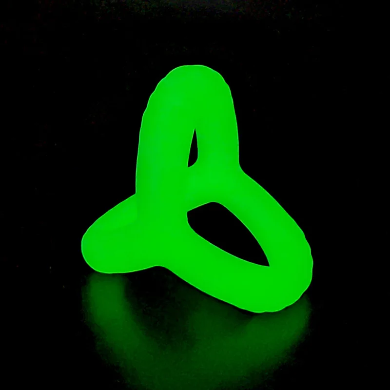 Thick Cock Ring Silicone 3 Hole Penis Ring Delay Ejaculation Sex Toy Dick Enlarger Adult Supplies for Men 18 Testicle Semen Lock