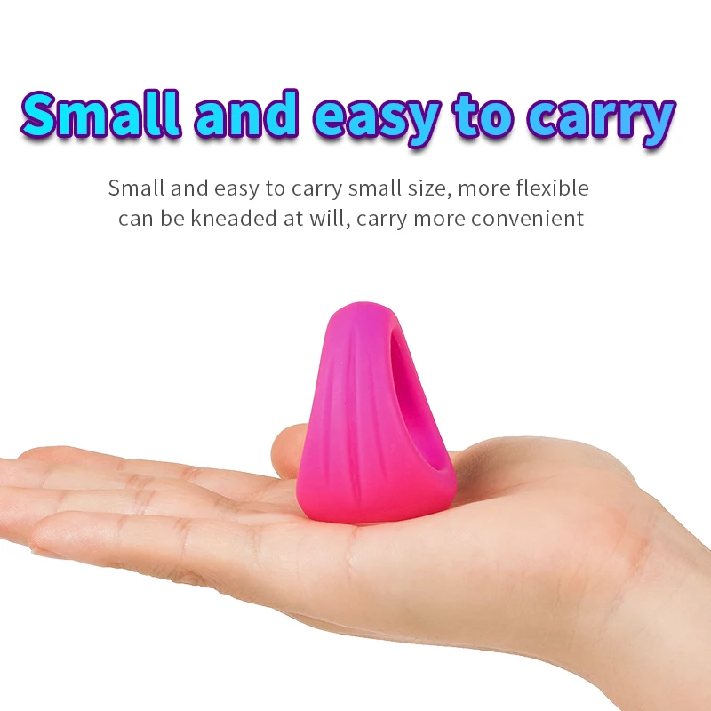 Thick Cock Ring Silicone 3 Hole Penis Ring Delay Ejaculation Sex Toy Dick Enlarger Adult Supplies for Men 18 Testicle Semen Lock