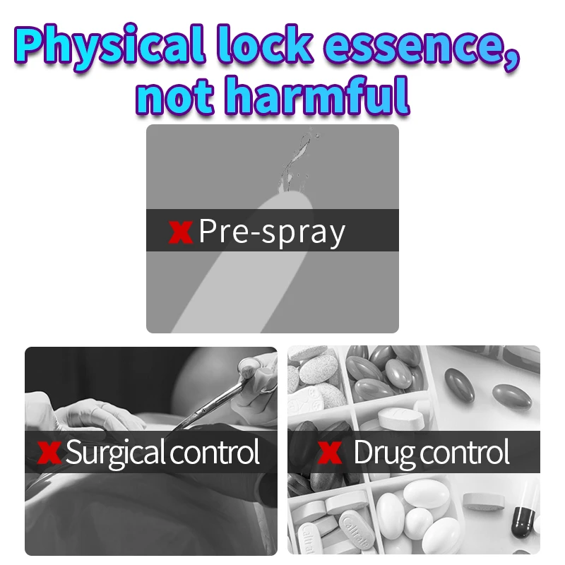 Thick Cock Ring Silicone 3 Hole Penis Ring Delay Ejaculation Sex Toy Dick Enlarger Adult Supplies for Men 18 Testicle Semen Lock