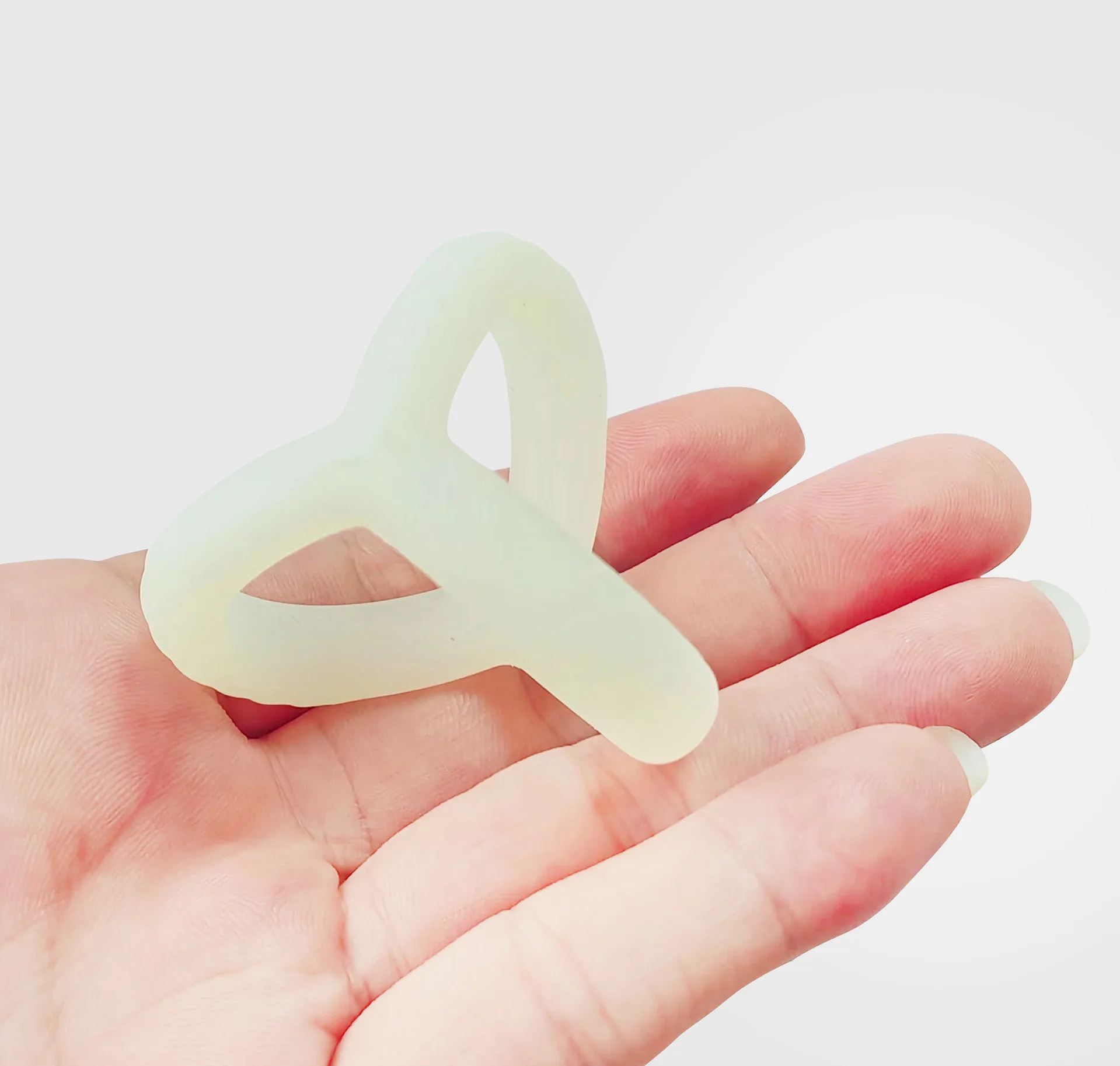 Thick Cock Ring Silicone 3 Hole Penis Ring Delay Ejaculation Sex Toy Dick Enlarger Adult Supplies for Men 18 Testicle Semen Lock
