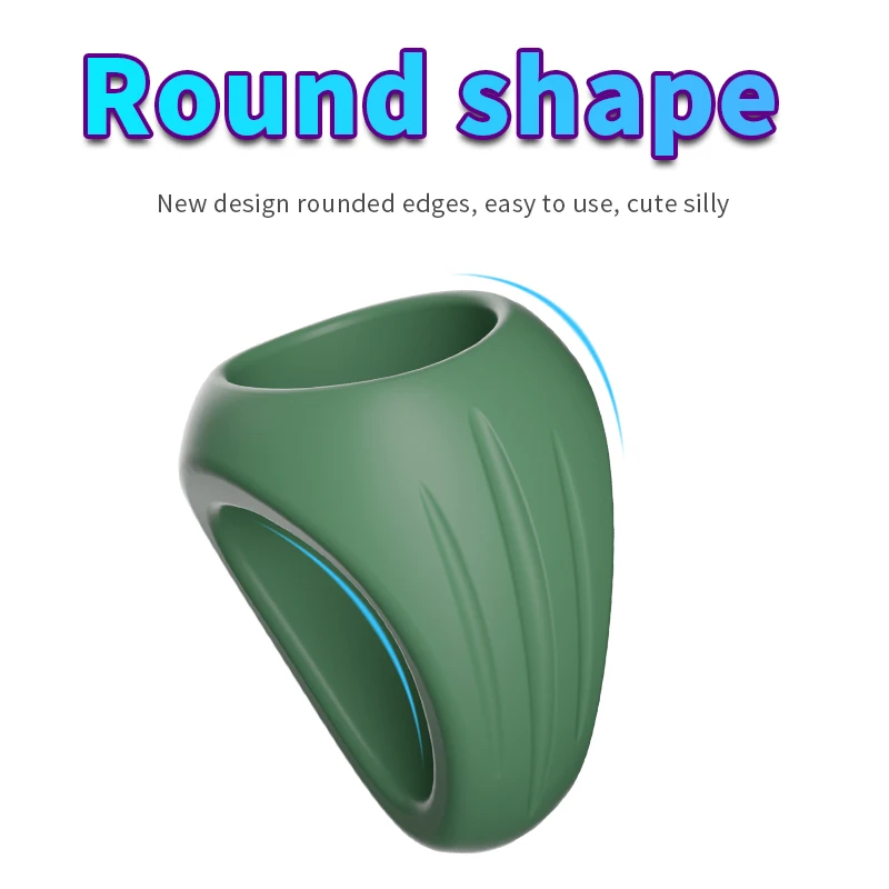 Thick Cock Ring Silicone 3 Hole Penis Ring Delay Ejaculation Sex Toy Dick Enlarger Adult Supplies for Men 18 Testicle Semen Lock