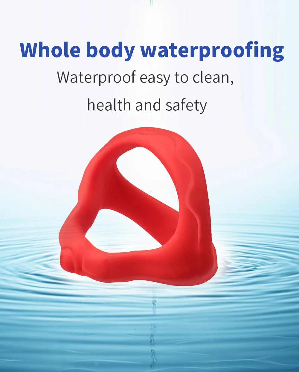 Thick Cock Ring Silicone 3 Hole Penis Ring Delay Ejaculation Sex Toy Dick Enlarger Adult Supplies for Men 18 Testicle Semen Lock