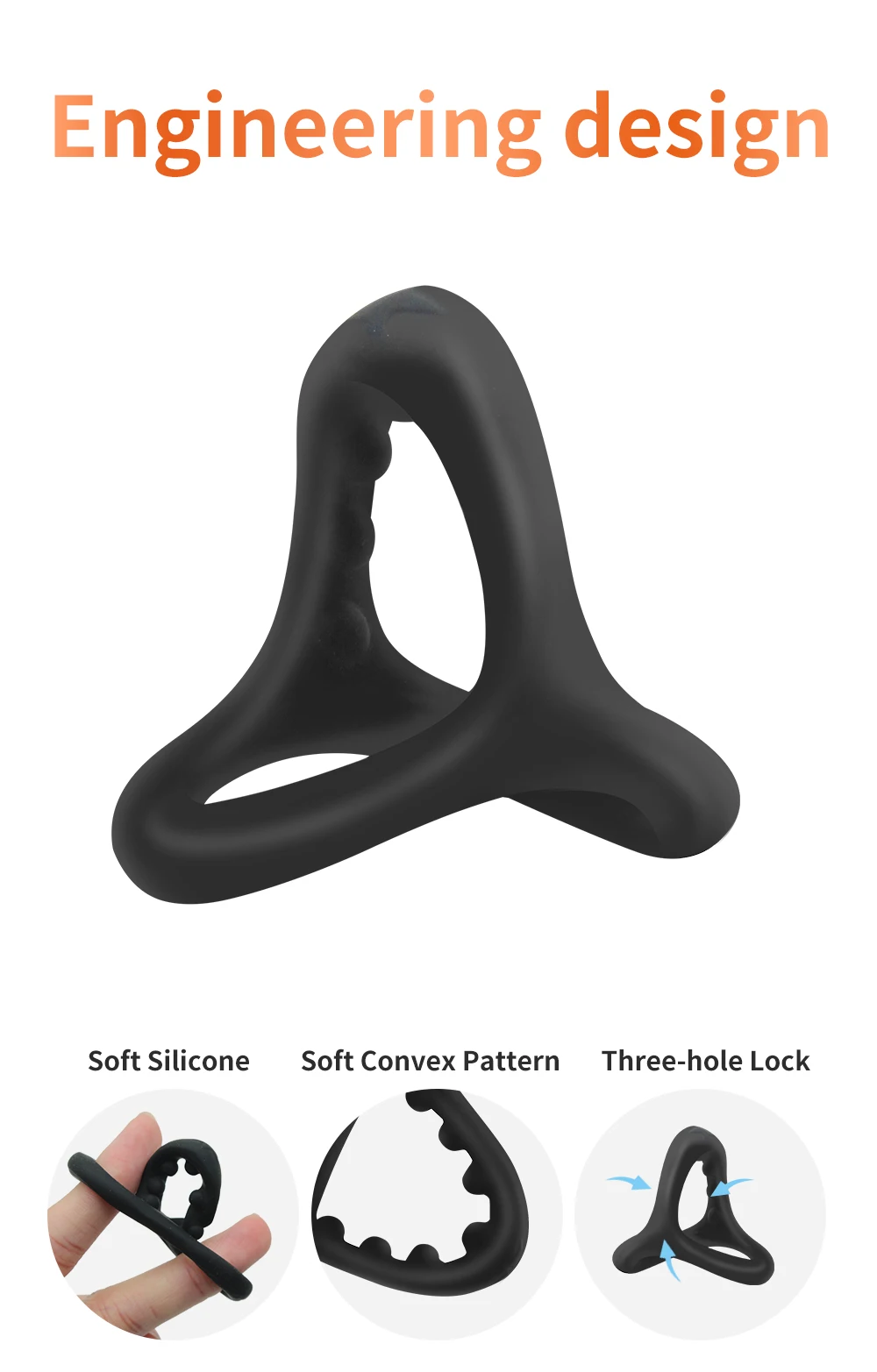Delay Ejaculation Penis Rings Male Dick Erection Stretcher Extender Erotic Cock Rings Sex Toys for Men BDSM Toys Delay Ejaculation Penis Rings Male Dick Erection Stretcher Extender Erotic Cock Rings Sex Toys for Men BDSM Toys