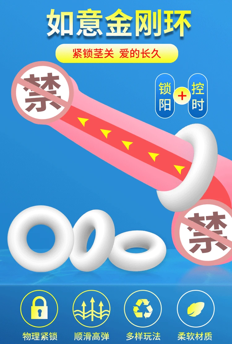 3PCS Silicone Multifunction Penis Ring Cock Ring For Men Male Ejaculation Delay Ejaculation Long Lasting Cockring For Beginner 3PCS Silicone Multifunction Penis Ring Cock Ring For Men Male Ejaculation Delay Ejaculation Long Lasting Cockring For Beginner