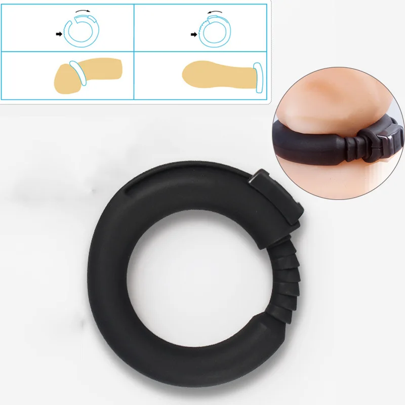 1PC Adjustable Cock Ring Delay Ejaculation Erotic Penis Rings Male Extension Delay Ejaculation Chastity Device Sex Toys For Men
