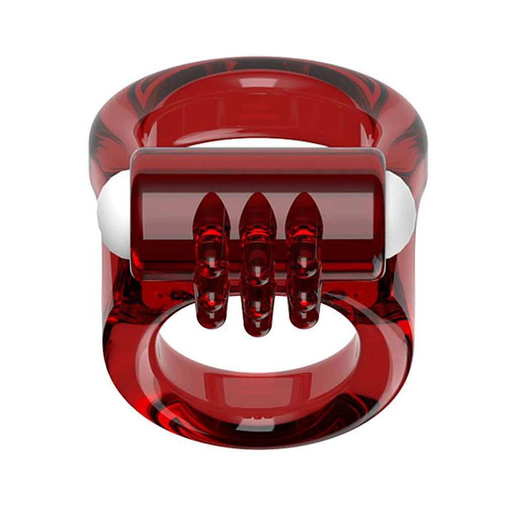 Male Penis Ring Couple Lover Enlargement Sexy Dual Ring Time Delay Rings Tentacle Vibration Soft Silicone Sex Toys for Men