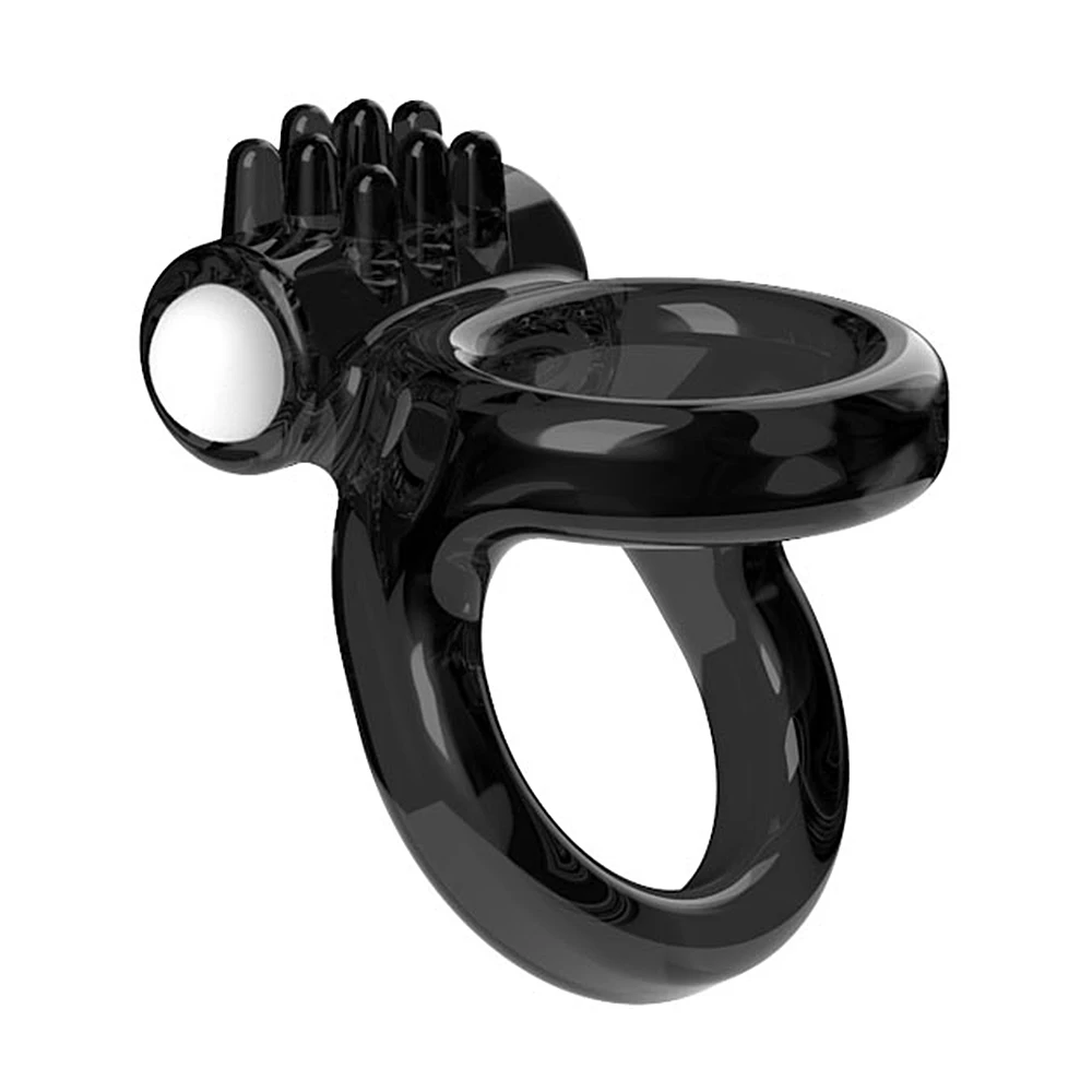 Male Penis Ring Couple Lover Enlargement Sexy Dual Ring Time Delay Rings Tentacle Vibration Soft Silicone Sex Toys for Men