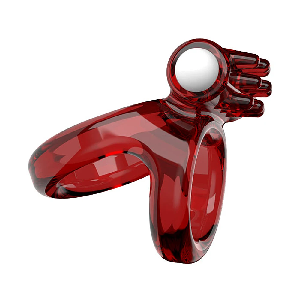 Male Penis Ring Couple Lover Enlargement Sexy Dual Ring Time Delay Rings Tentacle Vibration Soft Silicone Sex Toys for Men