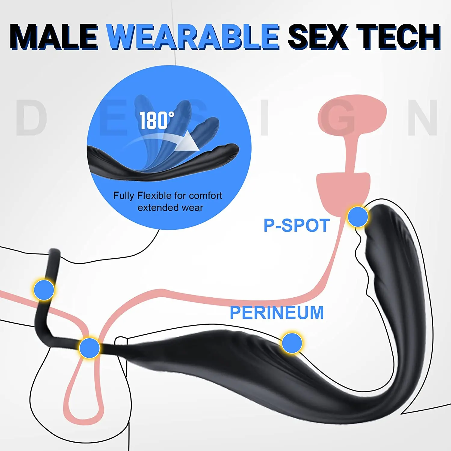 Sexy Toys Cockring for Man Couple Rings Chastity Huge Penis Cock Ring Silicone Butt Plug Anal Vibrator Penisring Toys for Adult