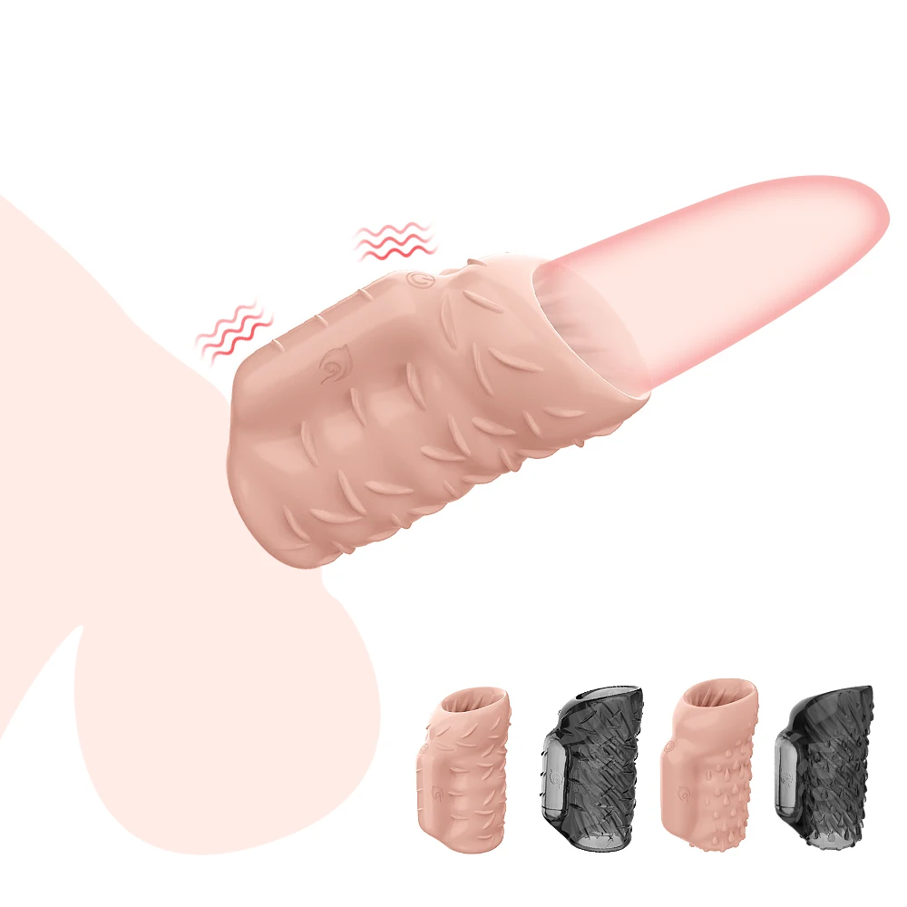 With Vibrator Penis Enlargement Extender Cock Ring For Men Spikes Condoms Delay Ejaculation Medical Exerciser Set Sex Toys Male