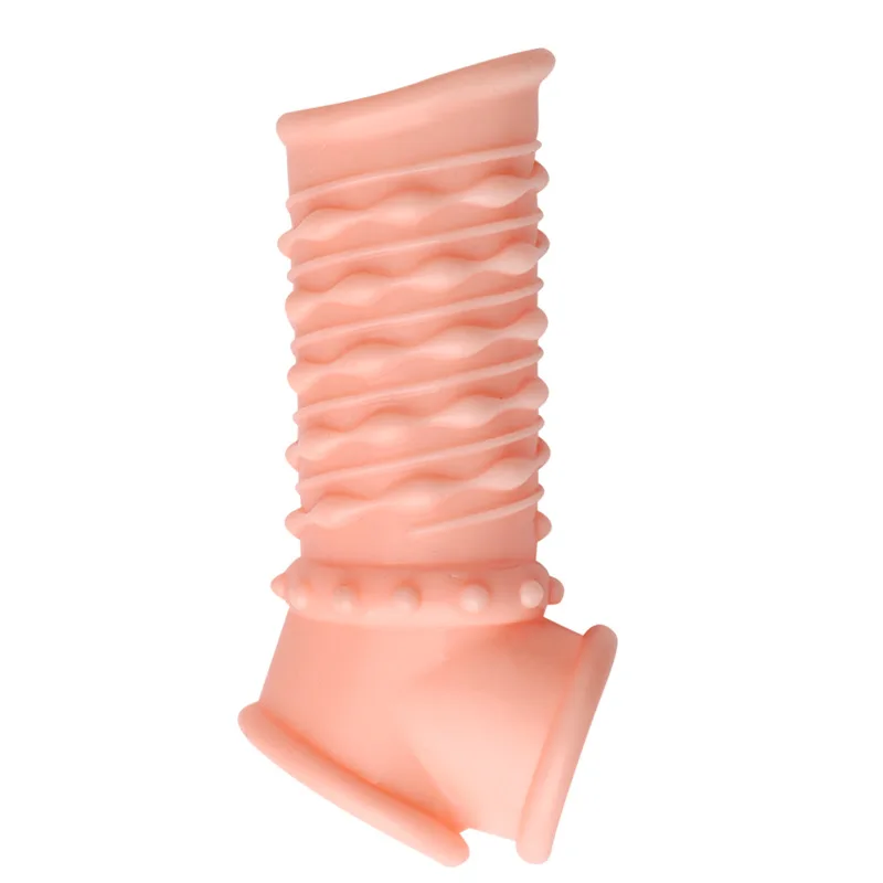 Male Cock Ring Reusable Penis Sleeve Delay Ejaculation Stronger Erection Penis Extender Prostate Massage Sex Toys For Adult Men