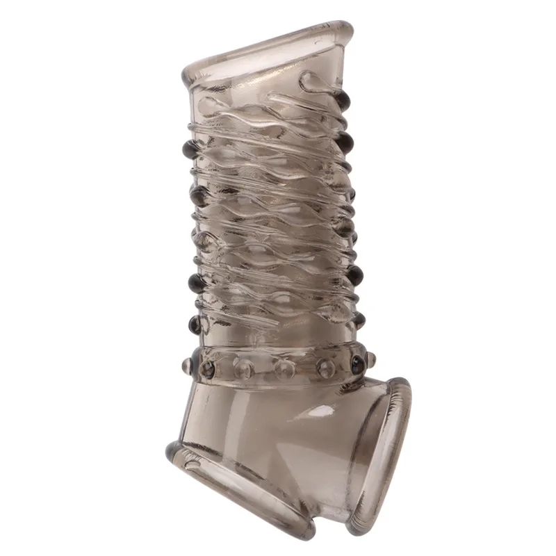 Male Cock Ring Reusable Penis Sleeve Delay Ejaculation Stronger Erection Penis Extender Prostate Massage Sex Toys For Adult Men