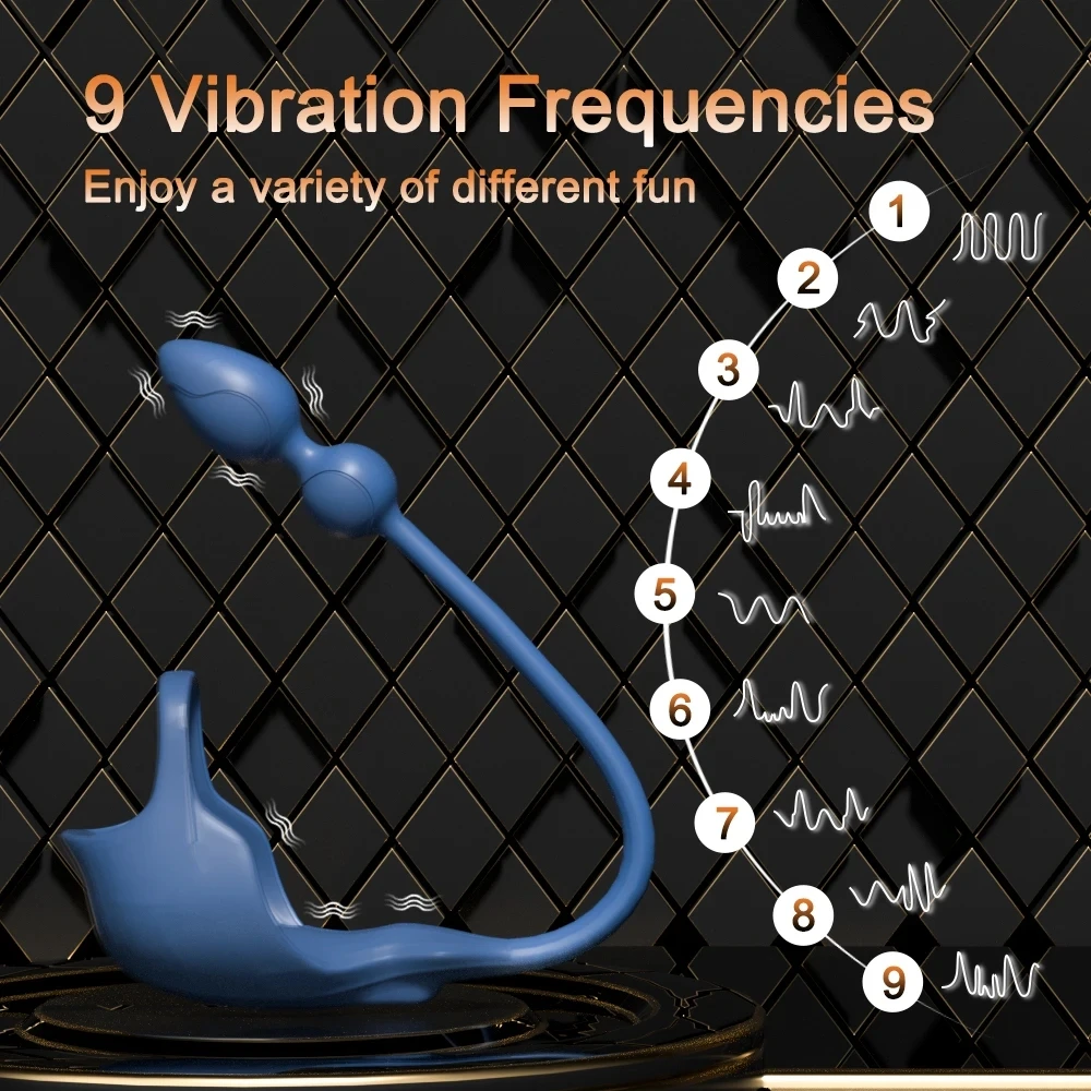 Vibrating Cock Penis Ring with Prostate Anal Butt Plug Vibrator Sex Toys for Men APP Control Testicle Perineum Scrotum Massager Vibrating Cock Penis Ring with Prostate Anal Butt Plug Vibrator Sex Toys for Men APP Control Testicle Perineum Scrotum Massager