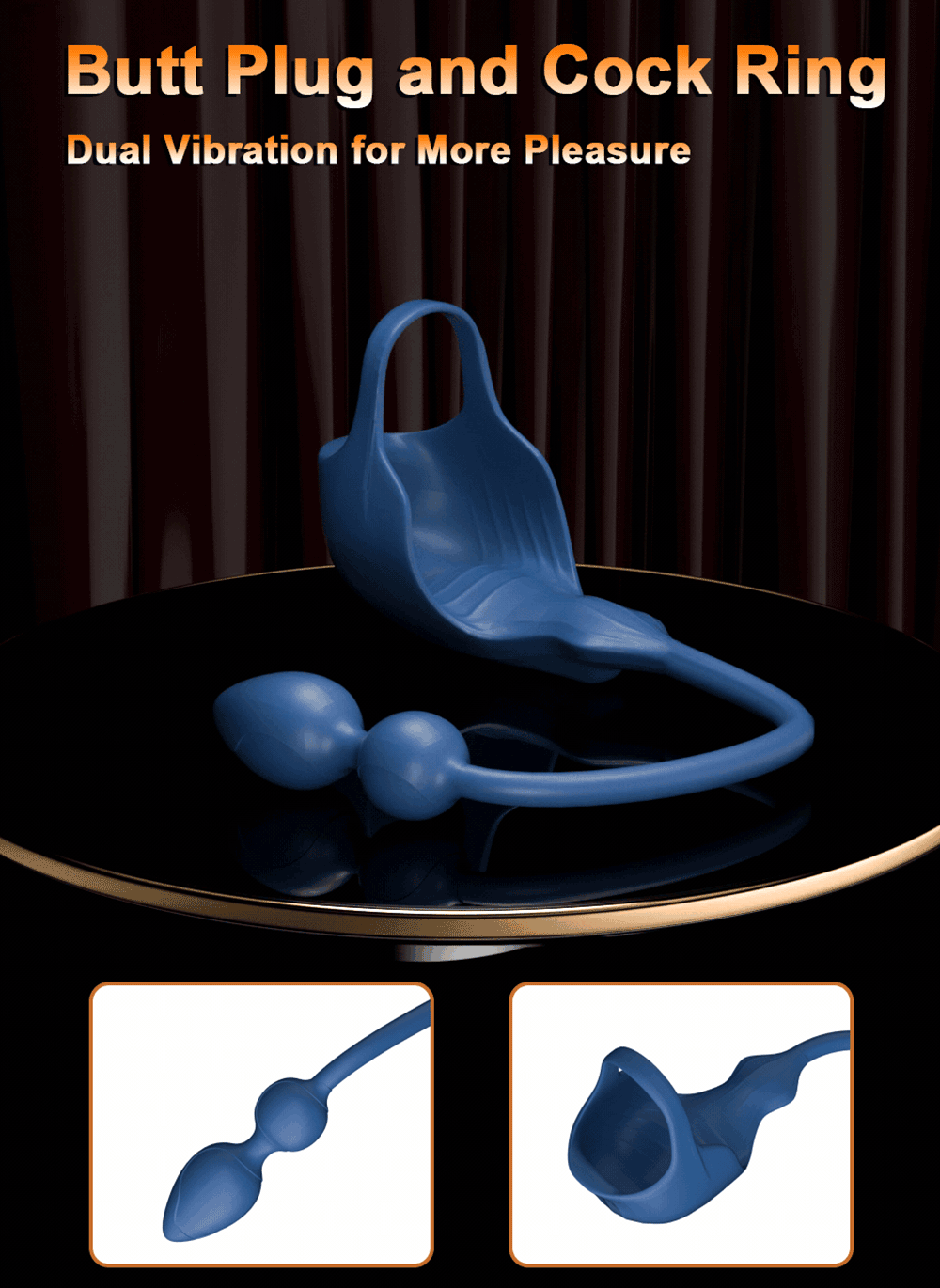 Vibrating Cock Penis Ring with Prostate Anal Butt Plug Vibrator Sex Toys for Men APP Control Testicle Perineum Scrotum Massager Vibrating Cock Penis Ring with Prostate Anal Butt Plug Vibrator Sex Toys for Men APP Control Testicle Perineum Scrotum Massager