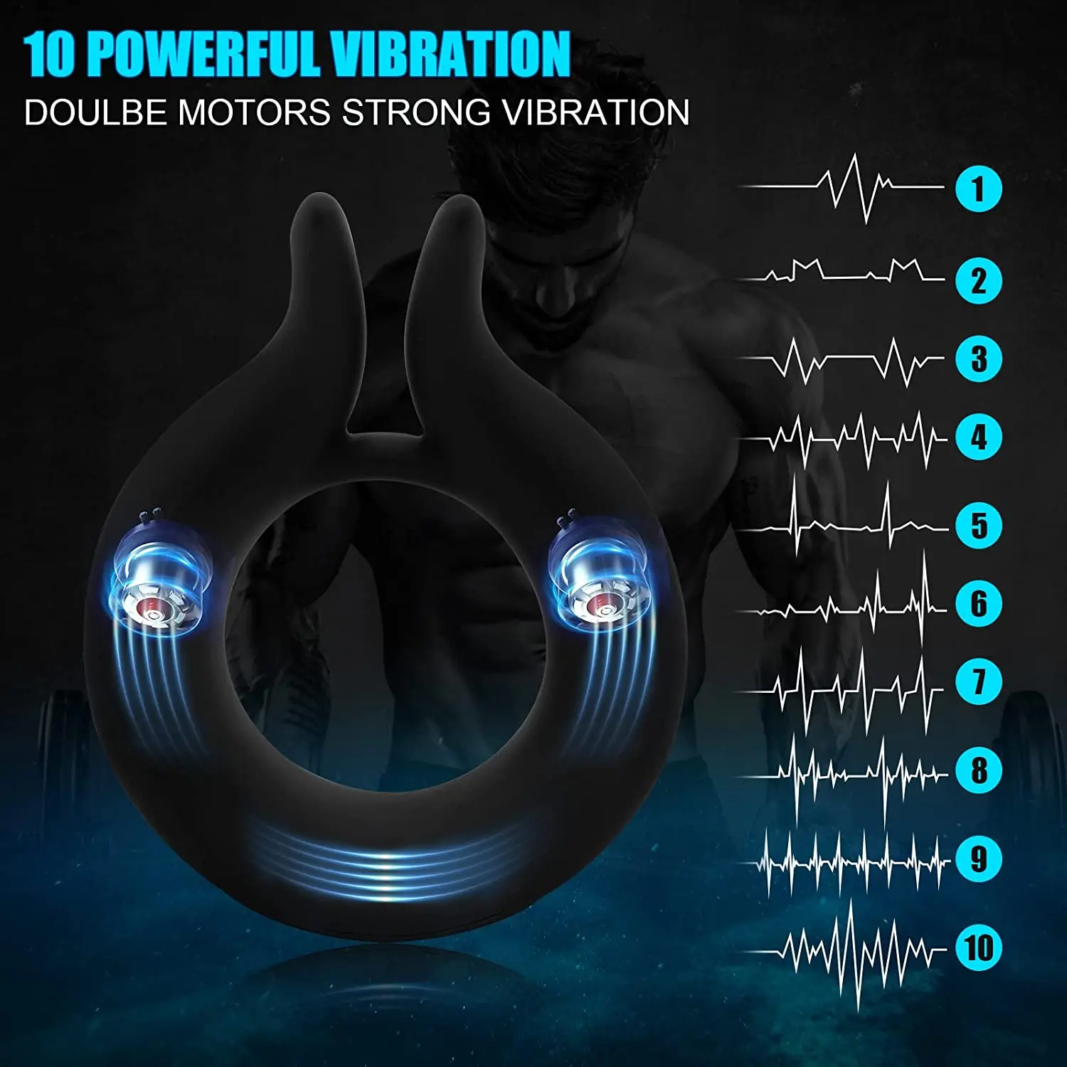 Vibrating Cock Ring Delay Ejaculation Penis Ring Erection Scrotum Stimulator Sex Toys for Men Adult 18 Couple Male Masturbator Vibrating Cock Ring Delay Ejaculation Penis Ring Erection Scrotum Stimulator Sex Toys for Men Adult 18 Couple Male Masturbator