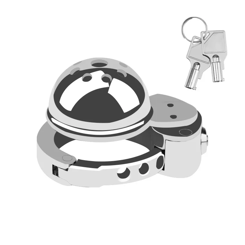 Male Adjustable Chastity Cage Ring Small Large Metal Heavy Penis Cage Lock Bird Cock Ring Slave Bondage Restraint Sex Toy Man Male Adjustable Chastity Cage Ring Small Large Metal Heavy Penis Cage Lock Bird Cock Ring Slave Bondage Restraint Sex Toy Man