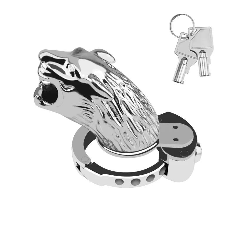 Male Adjustable Chastity Cage Ring Small Large Metal Heavy Penis Cage Lock Bird Cock Ring Slave Bondage Restraint Sex Toy Man Male Adjustable Chastity Cage Ring Small Large Metal Heavy Penis Cage Lock Bird Cock Ring Slave Bondage Restraint Sex Toy Man