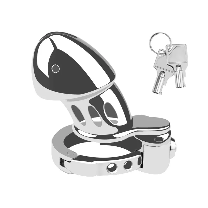 Male Adjustable Chastity Cage Ring Small Large Metal Heavy Penis Cage Lock Bird Cock Ring Slave Bondage Restraint Sex Toy Man Male Adjustable Chastity Cage Ring Small Large Metal Heavy Penis Cage Lock Bird Cock Ring Slave Bondage Restraint Sex Toy Man
