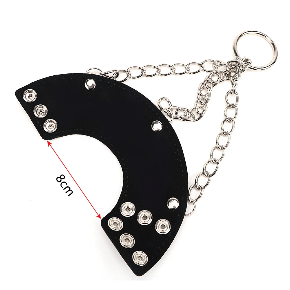 IKOKY Scrotum Parachute Testicles Stretcher Chastity Cage Cock Ball Restraints Bondage Penis Cock Ring Sex Toys for Men