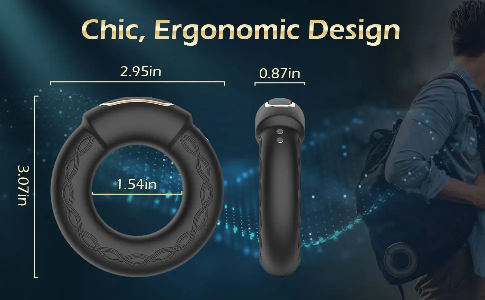 Heating Vibrator Cock Ring for Couple APP Wireless Remote Penis Ring 10 Modes Delay Ejaculation Erection Adult Sex Toys for Men