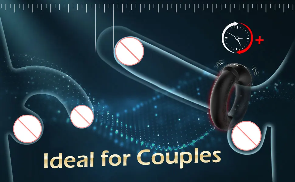 Heating Vibrator Cock Ring for Couple APP Wireless Remote Penis Ring 10 Modes Delay Ejaculation Erection Adult Sex Toys for Men