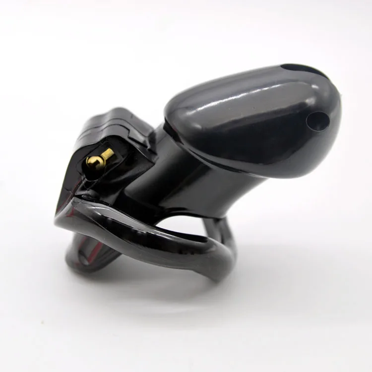 Male Resin Chastity Device,Cock Cage V3 With 4 Size Penis Ring,Cock Ring,Adult Game,Chastity Belt,A380