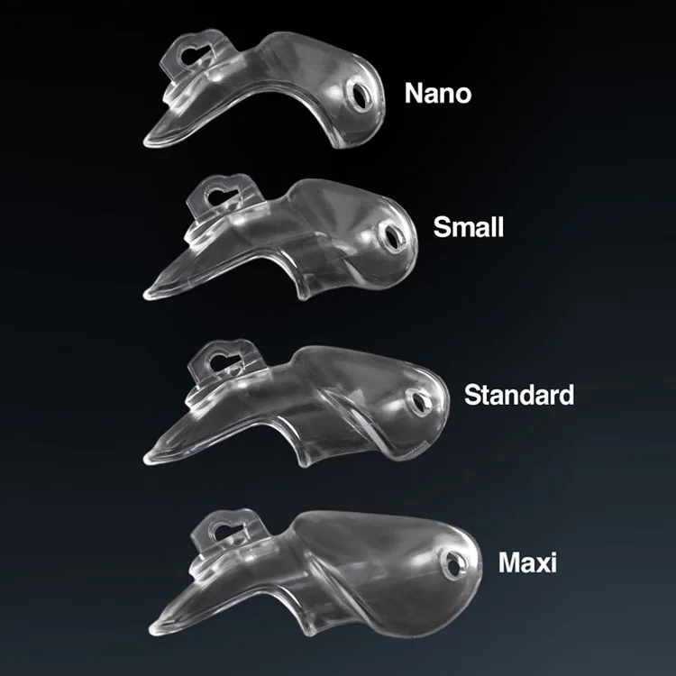 Male Resin Chastity Device,Cock Cage V3 With 4 Size Penis Ring,Cock Ring,Adult Game,Chastity Belt,A380