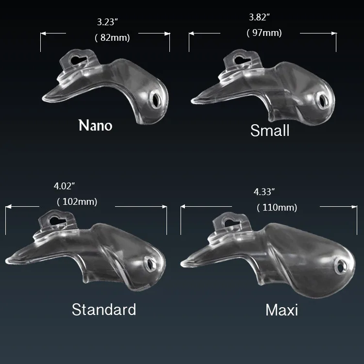 Male Resin Chastity Device,Cock Cage V3 With 4 Size Penis Ring,Cock Ring,Adult Game,Chastity Belt,A380