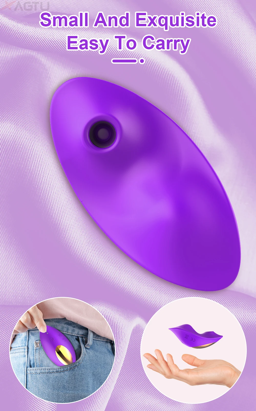 Bluetooth APP Control Sucking Vibrator for Women Panties Wearable Sucker Clitoris Stimulator 2 in 1 Adult Goods Sex Toy