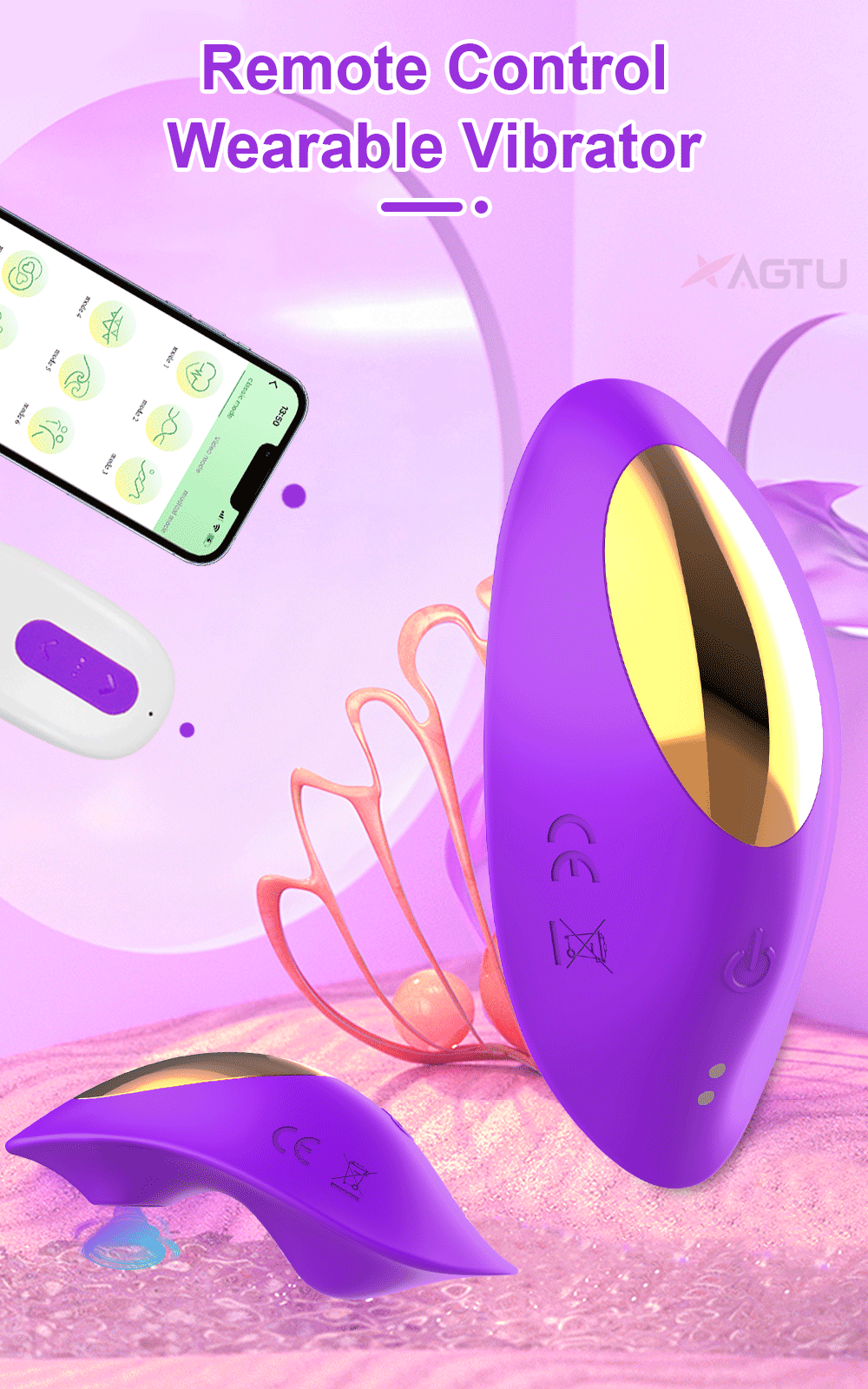 Bluetooth APP Control Sucking Vibrator for Women Panties Wearable Sucker Clitoris Stimulator 2 in 1 Adult Goods Sex Toy