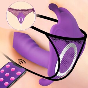 Wearable Panties Dildo Vibrators APP Wireless Remote Control Sex Toys for Women 10 Speed G Spot Clitoris Stimulate Vagina Orgasm