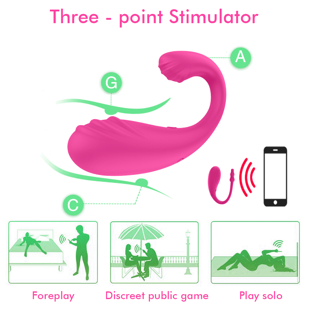Wireless Bluetooth APP Vibrator Panties Wearable Vibrating Egg Clitoris Stimulator G Spot Massager Sex Toy for Adults